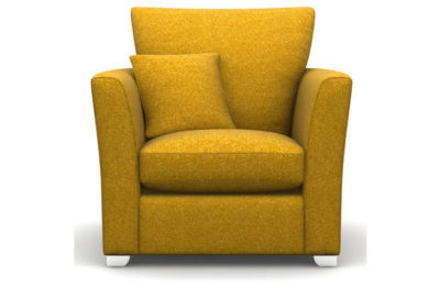 Heart of House Libby Tweed Fabric Chair - Mustard
